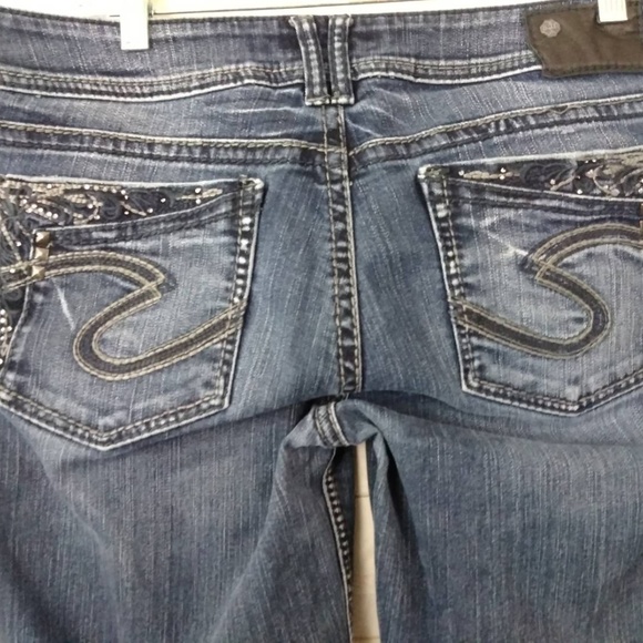 SIlver Jeans Suki 1799 30/33 Dark Wash Bootcut Jeans - Picture 2 of 8